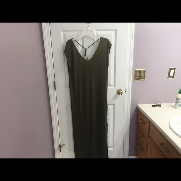 Long green maxi dress - Picture 4 of 4